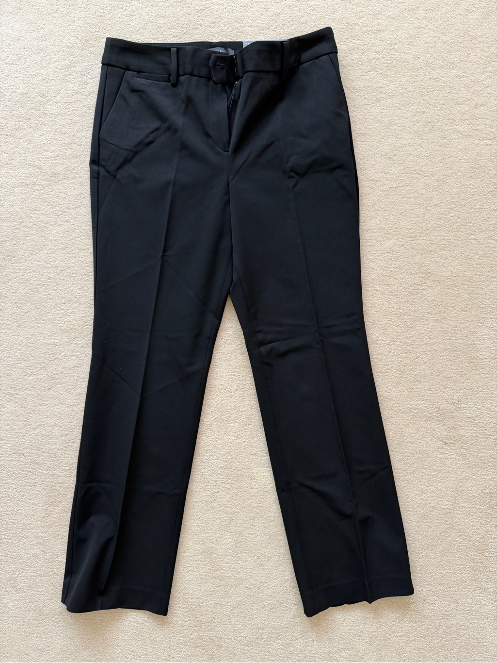 Talbots Black Men's Dress Pants With Belt Loop Waist